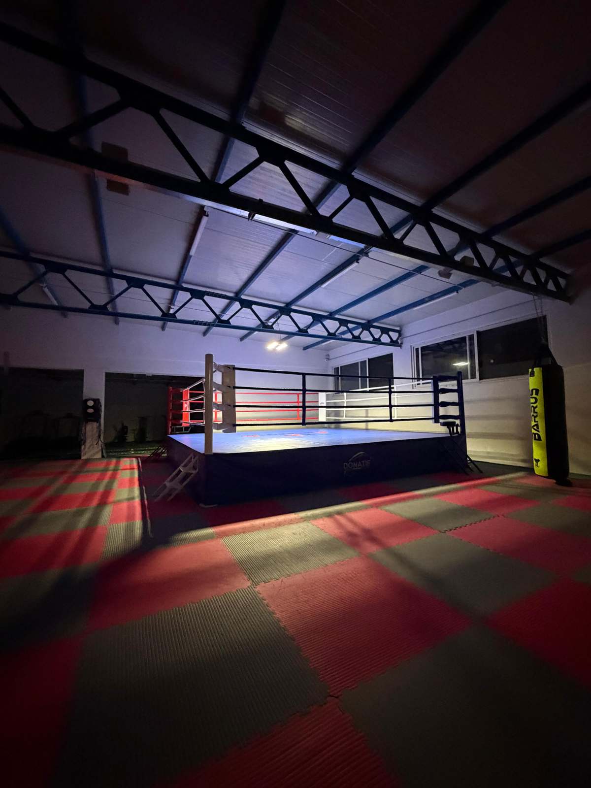Ring e area combat di Revolution Gym a Bacoli