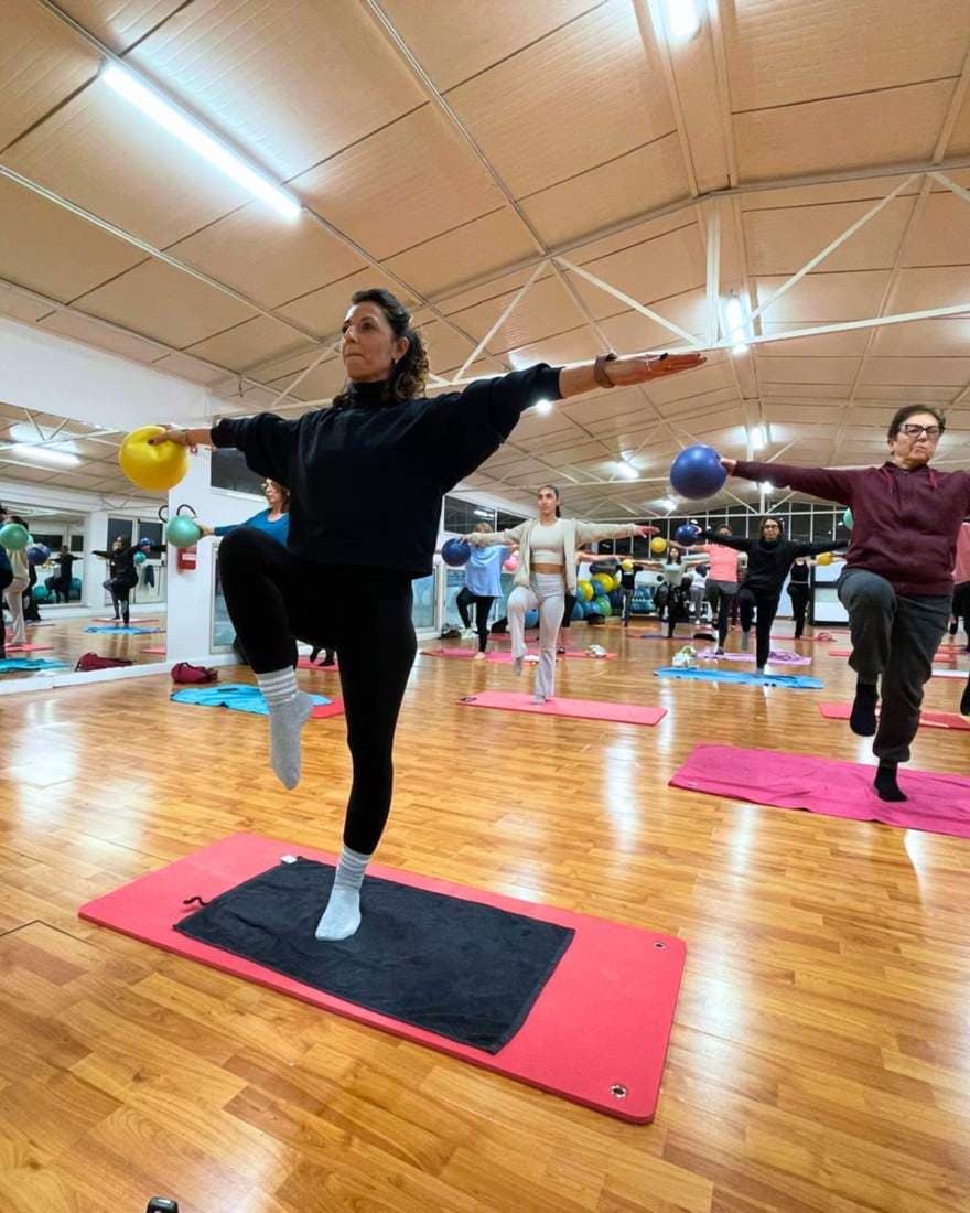 Lezione di riequilibrio posturale alla Revolution Gym Bacoli